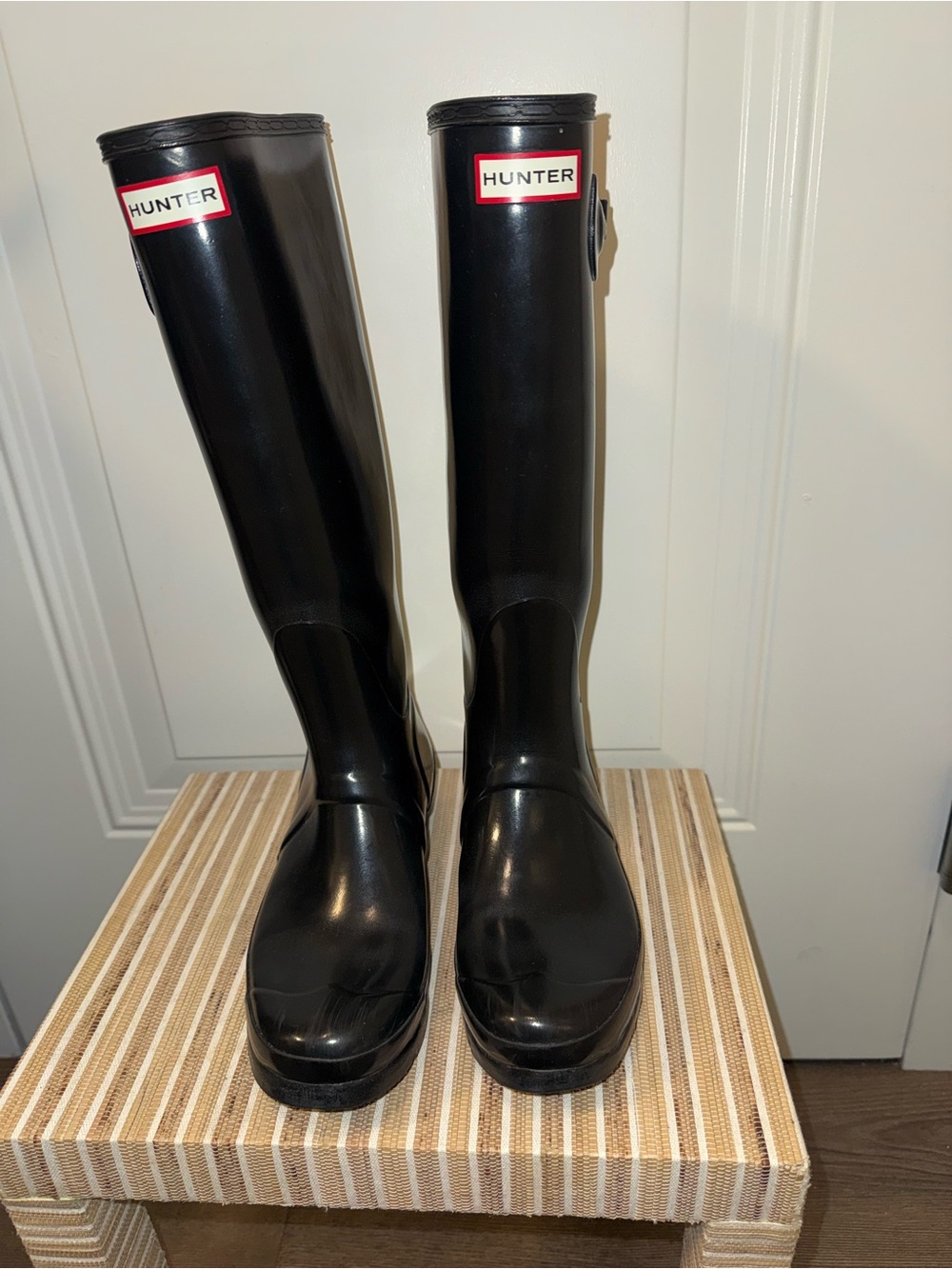 Hunter Tall Black Rain Boots